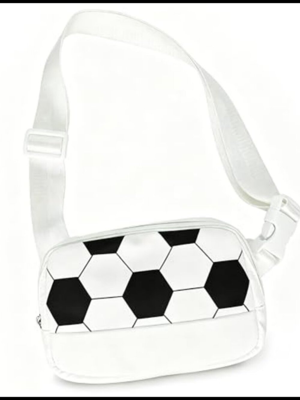 Soccer Fanny Pack Multi-Pocket Adjustable Nylon Belt Bag Crossbody